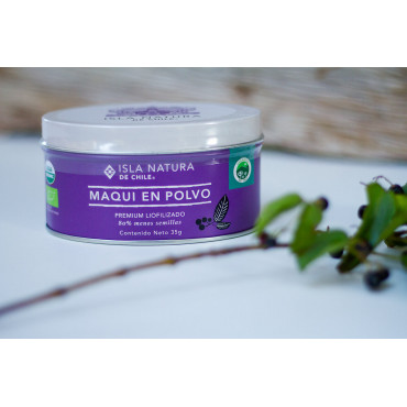 Boite de 35g de Maqui Bio vue de face