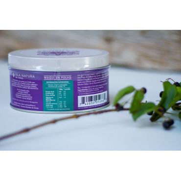 Boite de 35g de Maqui Bio vue de Dos