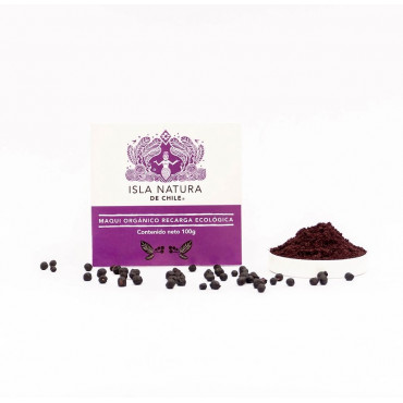Maqui Bio en poudre Format 100g - Format Recharge écologique