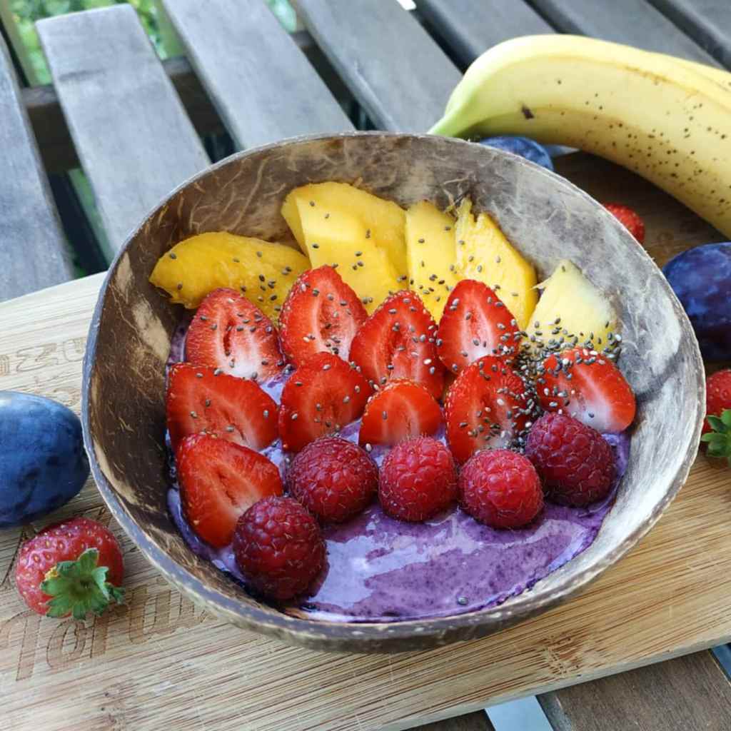 Bowl de Fruit avec du maqui bio en poudre - Le plein d'énergie